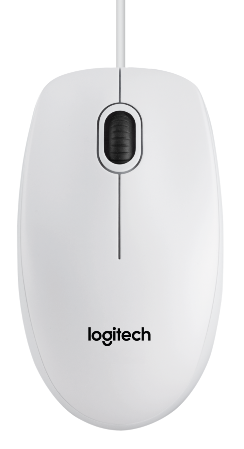 LOGITECH MOUSE B100 BIANCO