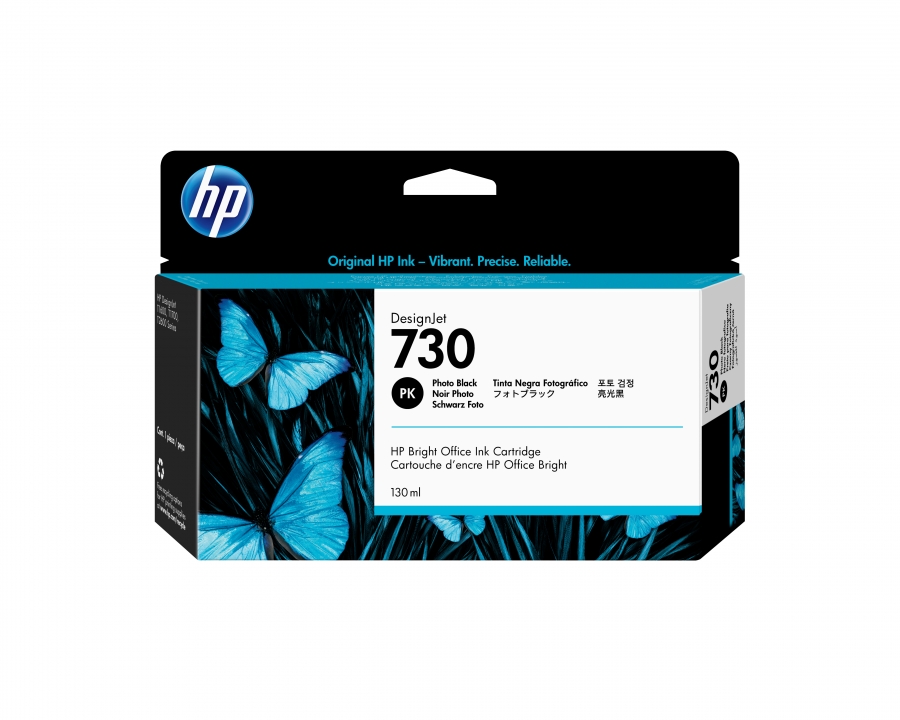 HP P2V67A 730 INK CARTRIDGE NERO PHOTO