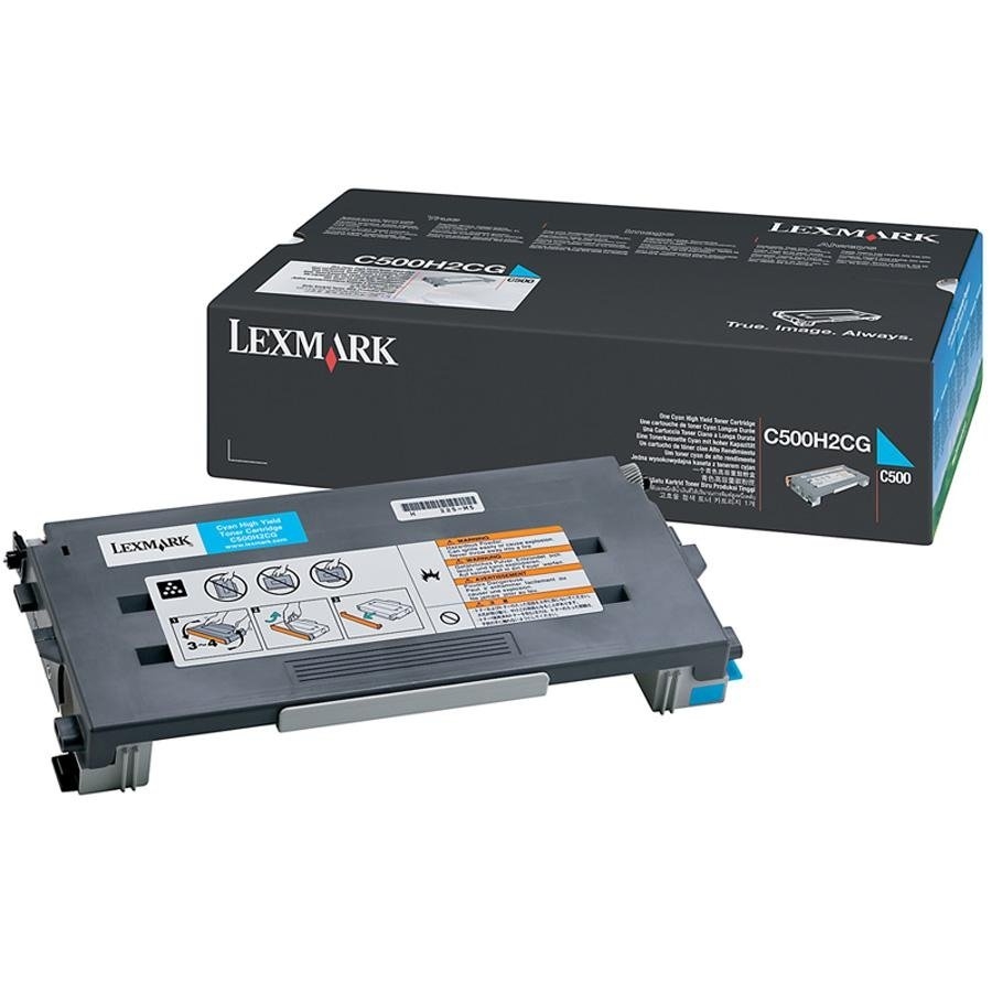 LEXMARK C500 C500H2CG TONER CIANO HC #