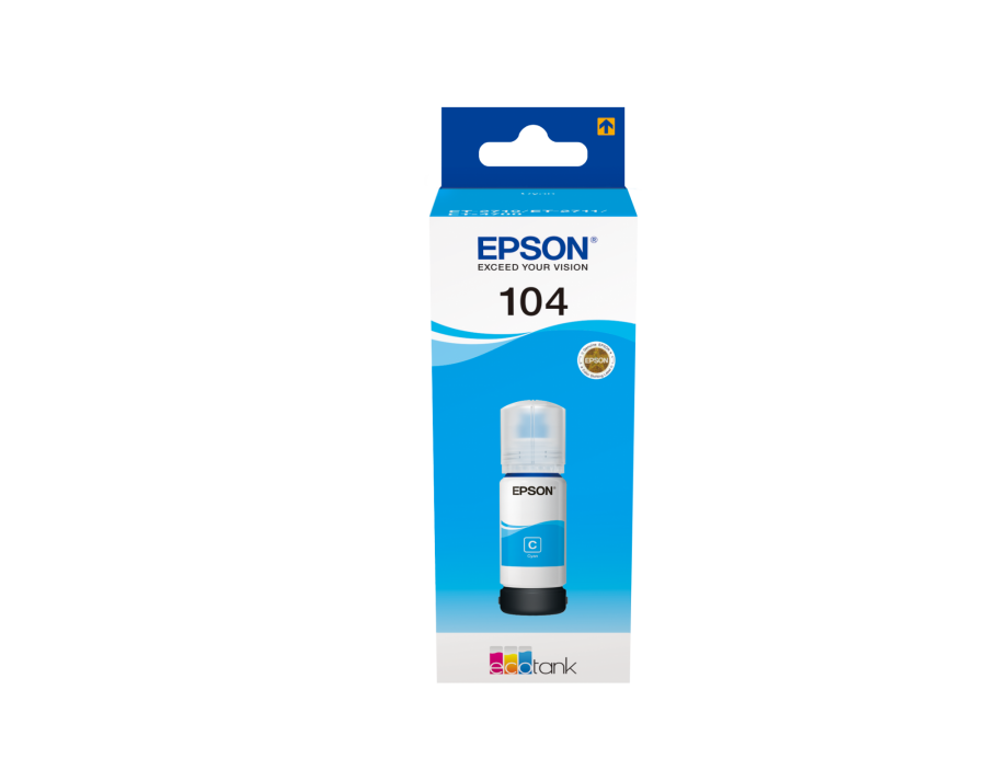 EPSON 104 FLACONE INCHIOSTRO CIANO