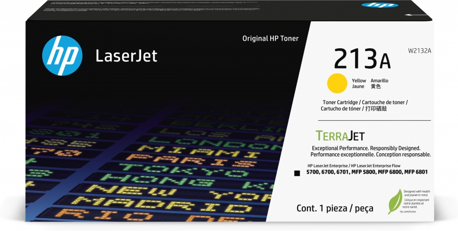 HP W2132A 213A LASERJET TONER GIALLO