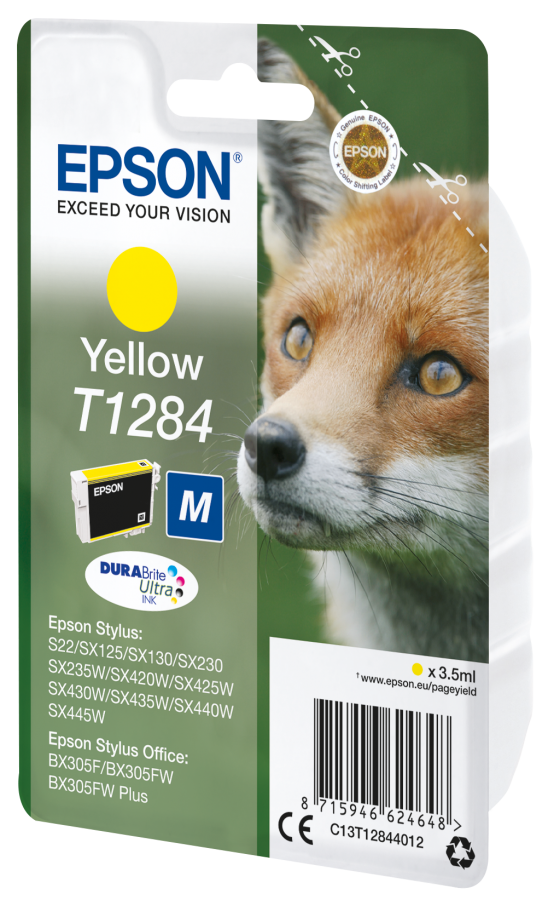 EPSON S22 T12844012 INK JET GIALLO