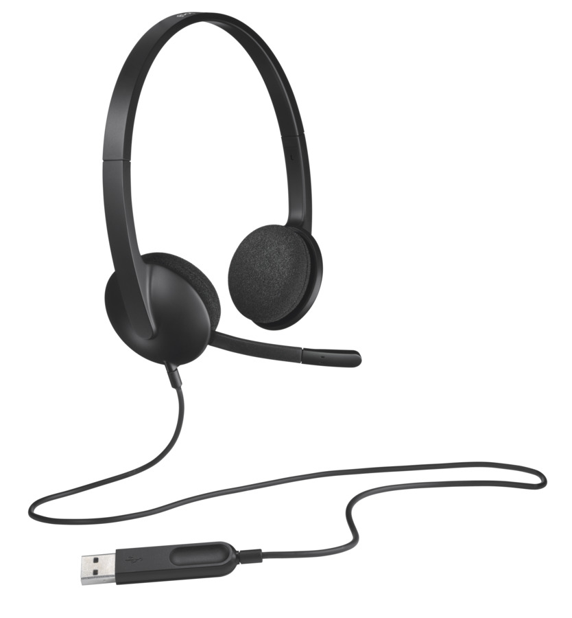 Logitech H340 WIRED HEADSET - CUFFIE CO