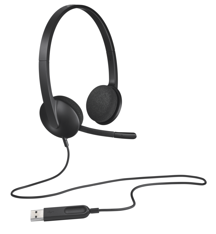 Logitech H340 WIRED HEADSET - CUFFIE CO