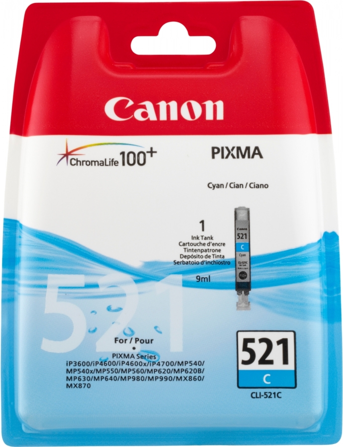 CANON CLI-521C INK JET CIANO (X)