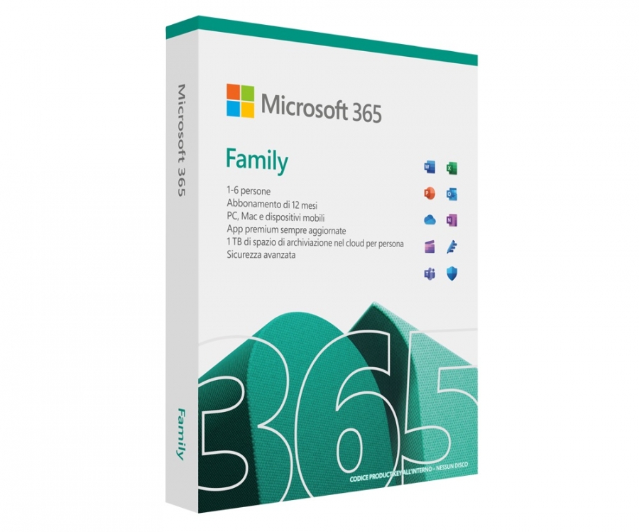 MICROSOFT 365 FAMILY 12 mesi