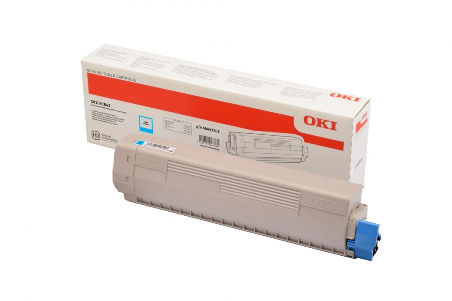 OKI C833 TONER CIANO 10K