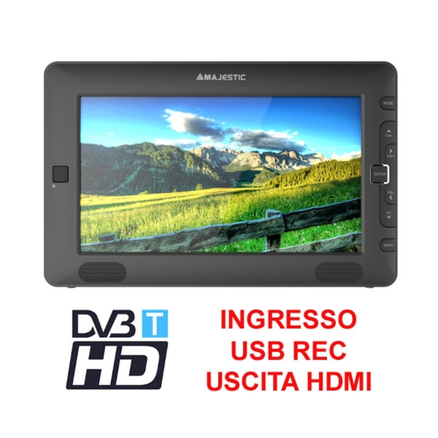 TV Portatile Digitale HassoKon 7" - DVB-T2, DAB+, Radio FM, USB - Per Camper, Auto, Cucina - Foto 6