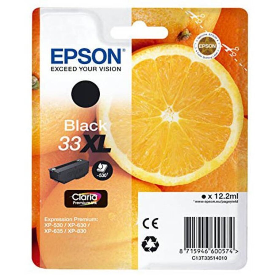 EPSON T33 XL INK NERO CLARIA PREMIUM