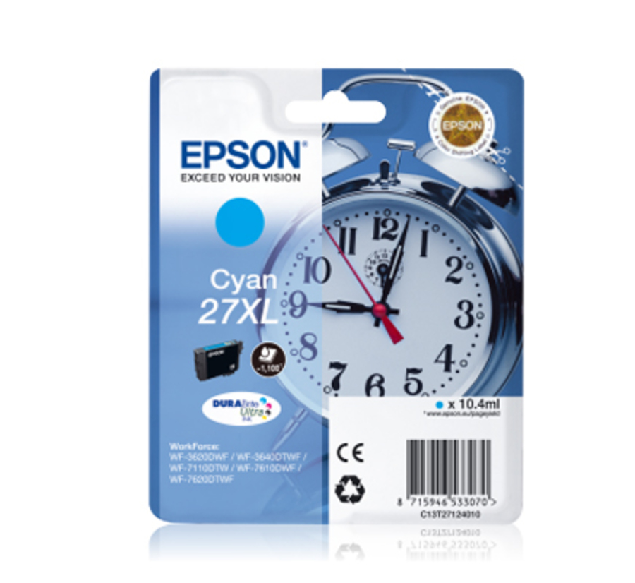 EPSON WF7110 T27124012 INK JET CIANO XL