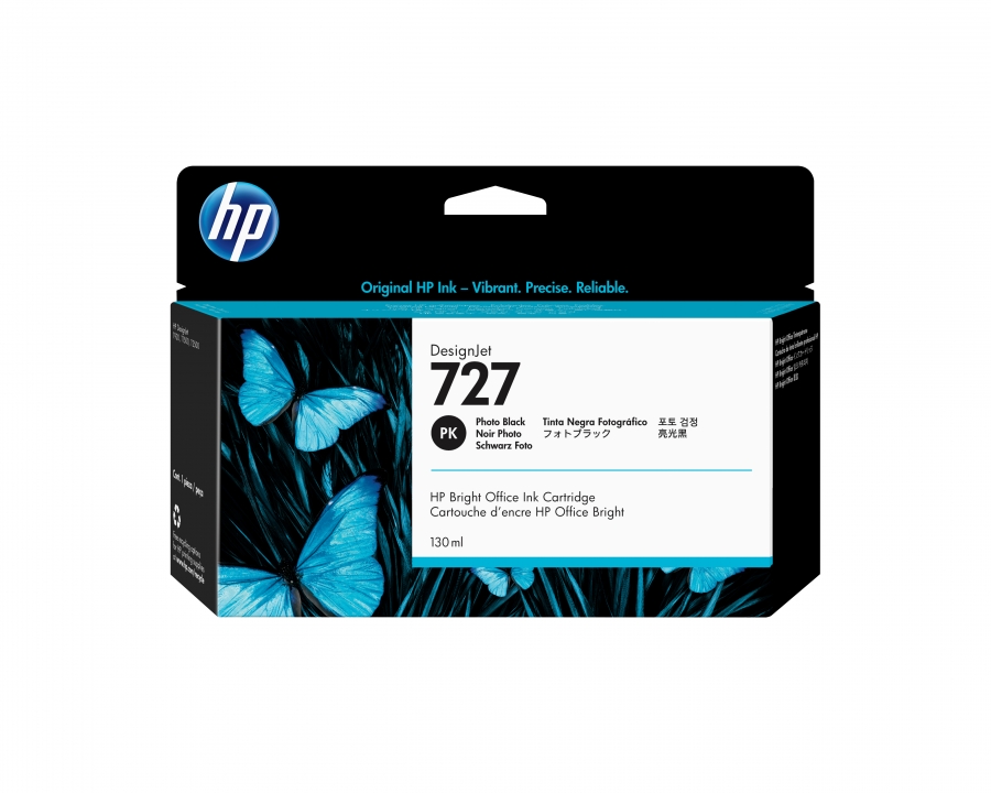 HP B3P23A N727 INK JET NERO PHOTO HC