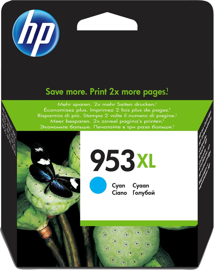HP F6U16AE 953XL INK CYN CARTR. BLISTER