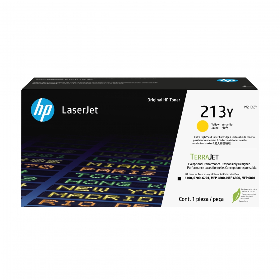 HP W2132Y 213Y LASERJET TONER GIALL ALTS