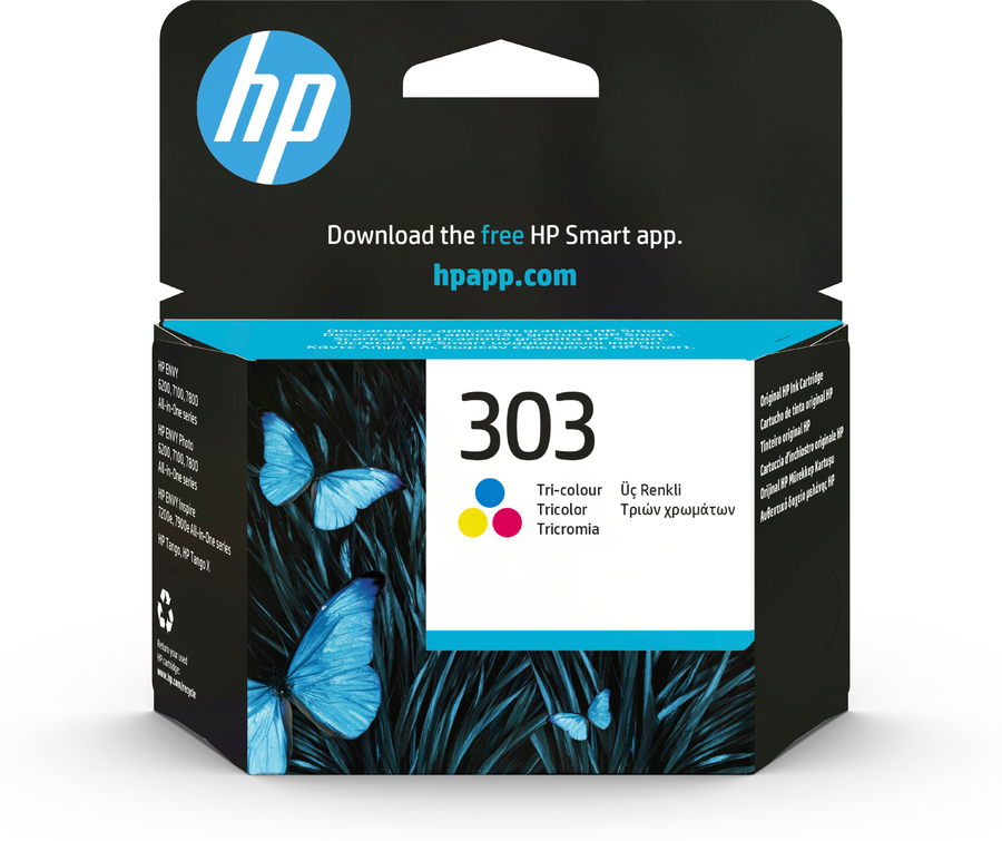 HP T6N01AE 303 INK JET TRICROMIA