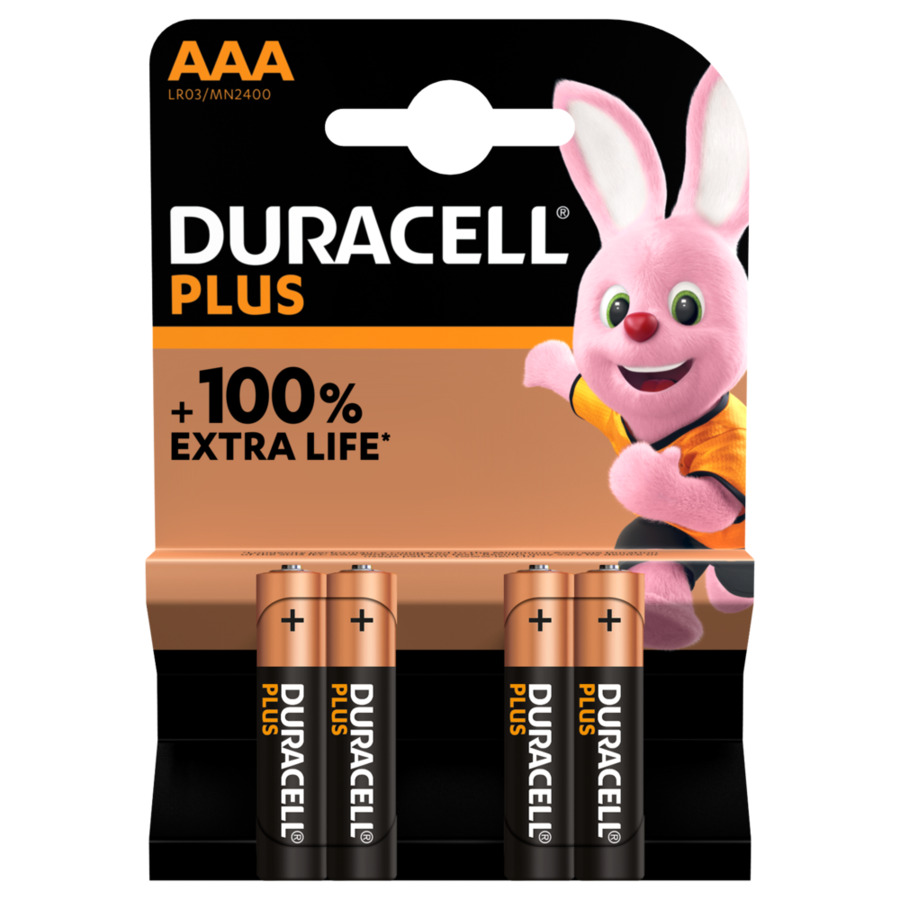 DURACELL BATTERIE PLUS100 MINISTILO AAA