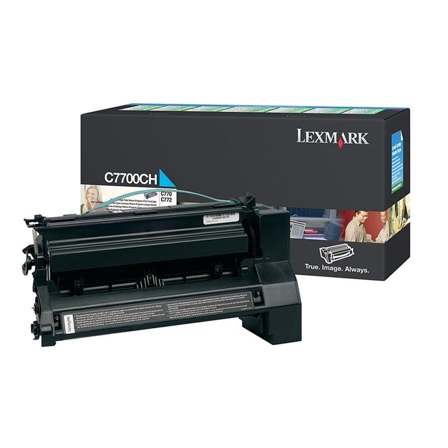 LEXMARK C770 C7700CH TONER CIANO RETURN