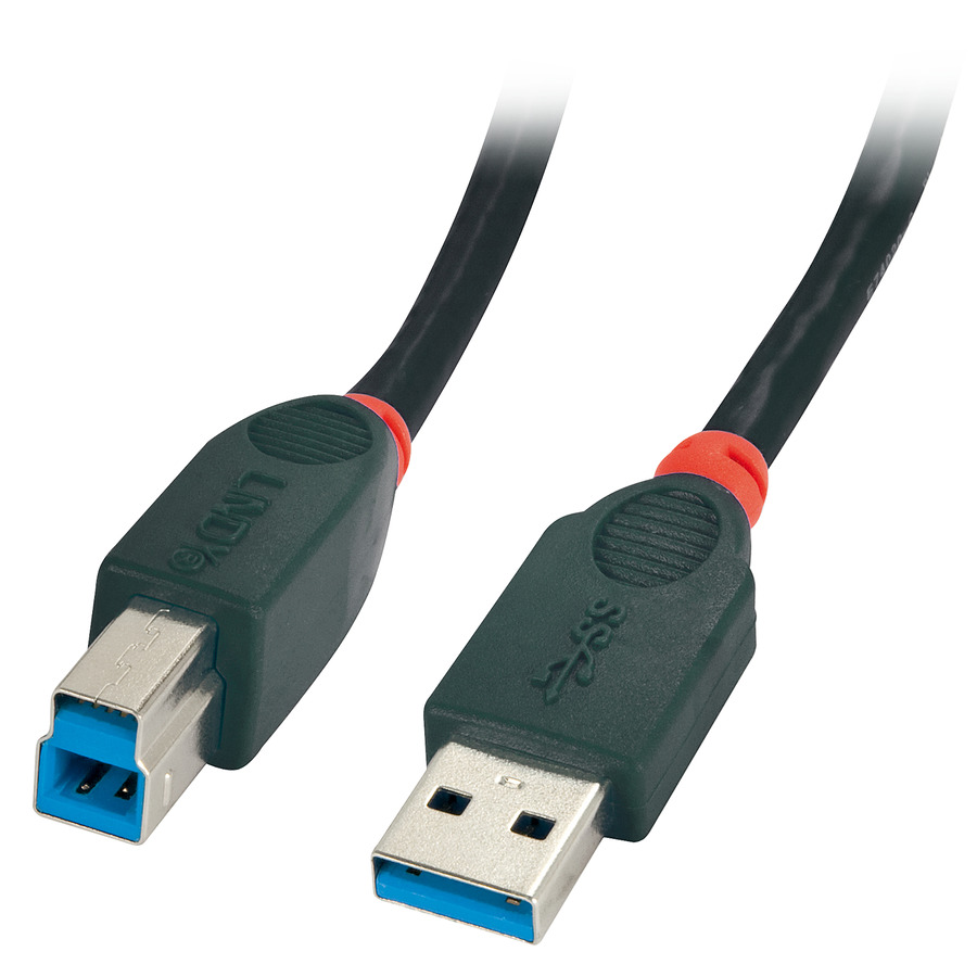 Lindy Cavo USB 3.0 A/B Nero, 5m