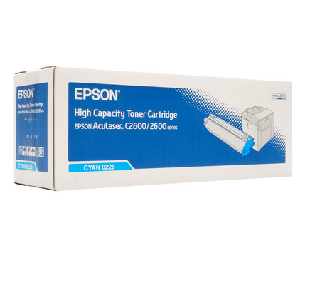 EPSON ALC2600 S050228 TONER CIANO HC # *