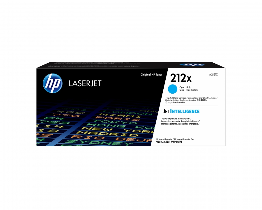 HP 212X W2121X TONER CIANO ALTA CAP.