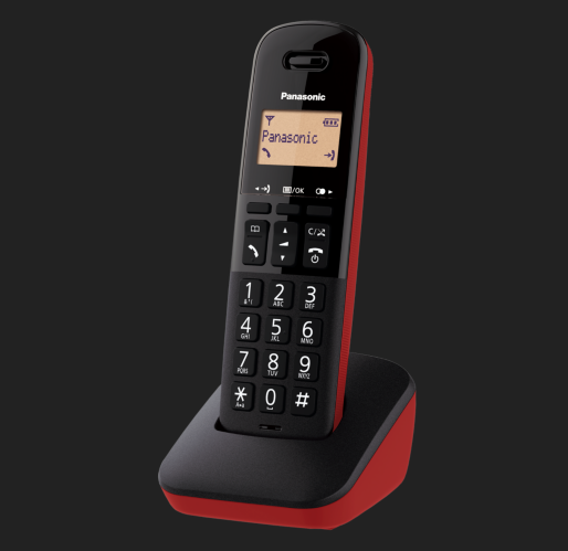 PANASONIC TGB 610 CORDLESS DECT ROSSO