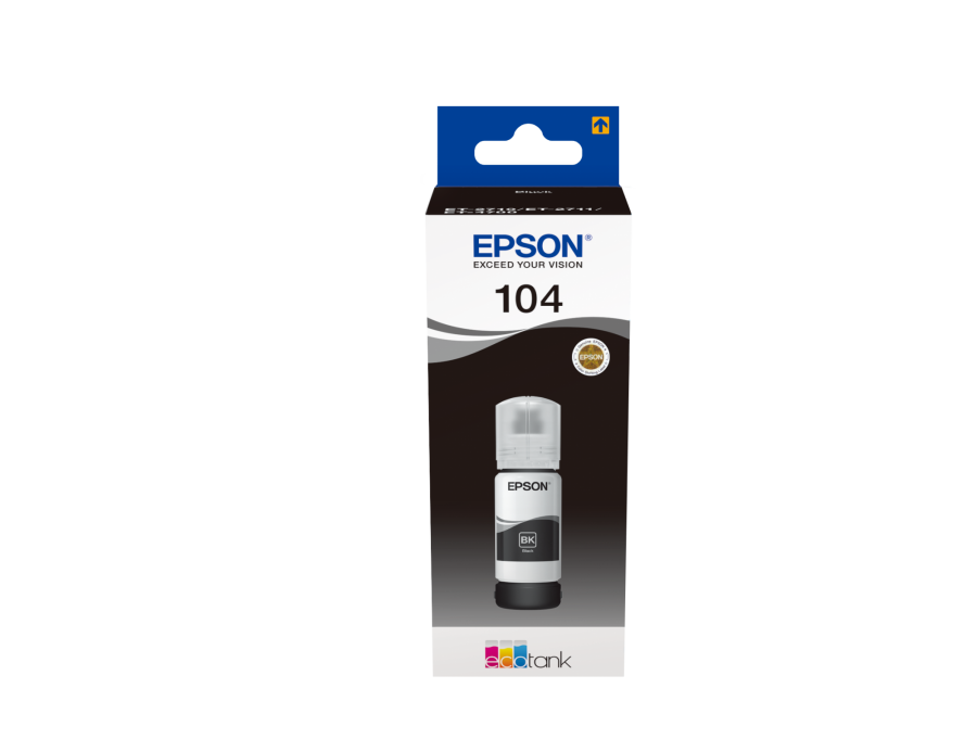 EPSON 104 FLACONE INCHIOSTRO NERO