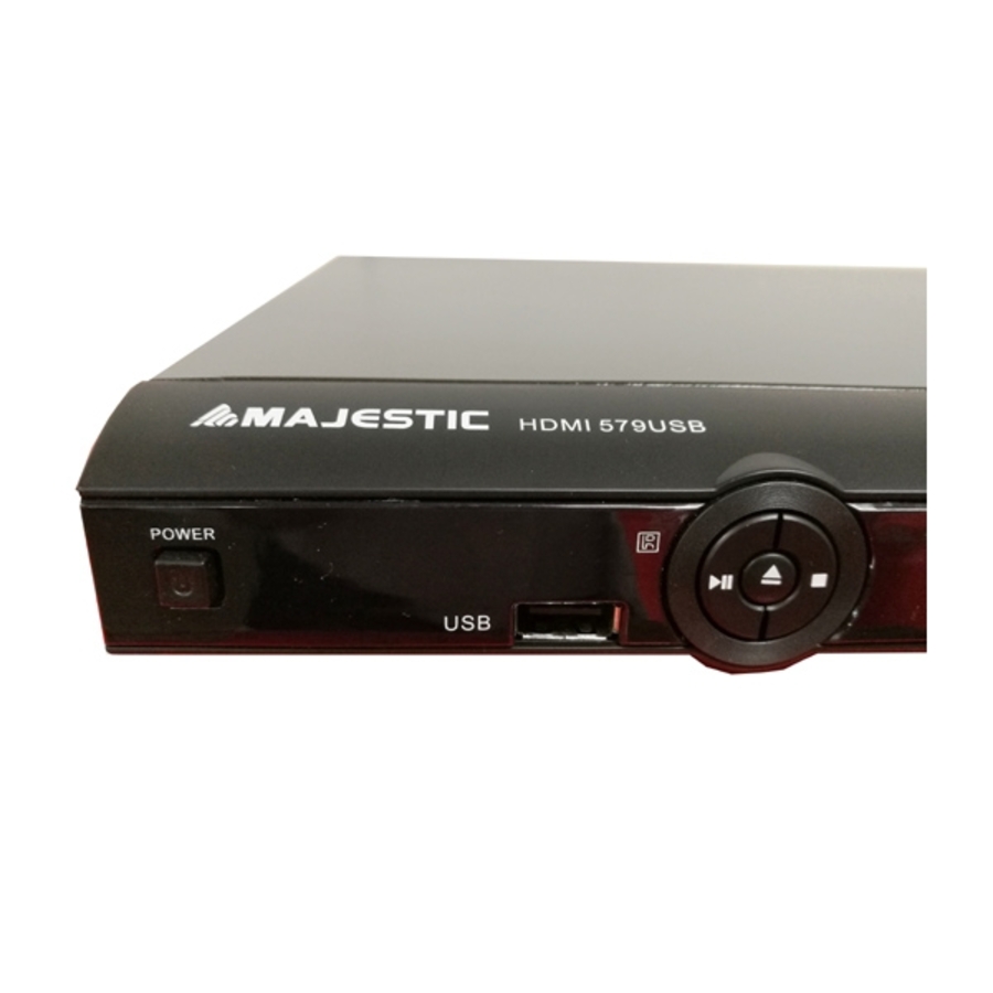 Lettore DVD Majestic Con HDMI E USB - Riproduce MPEG4, Nero - Foto 2