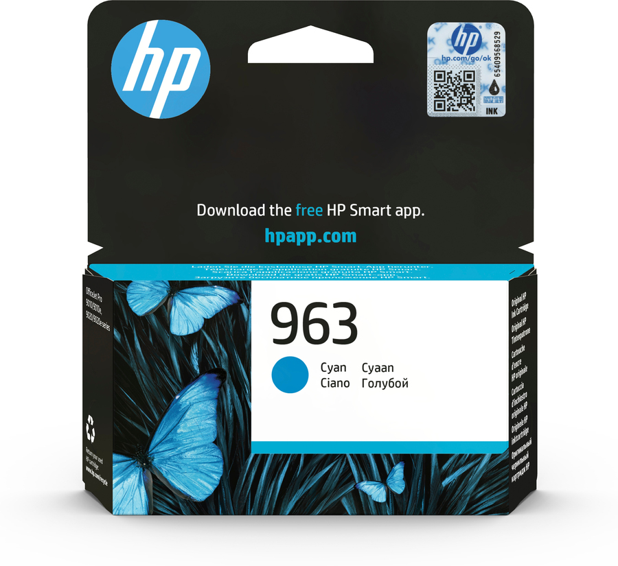 HP 3JA23AE 963 CARTUCCIA CIANO