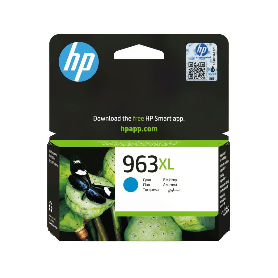 HP 3JA27AE 963 XL CARTUCCIA CIANO