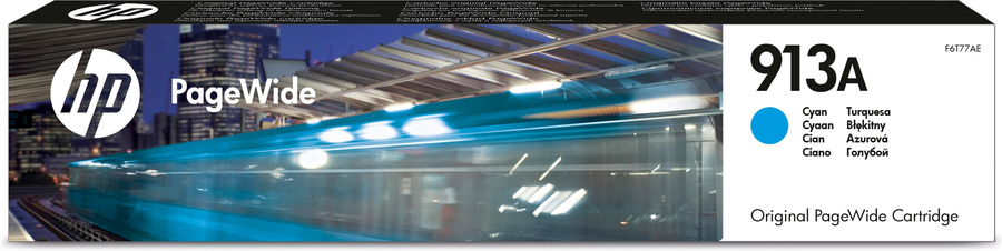 HP F6T77AE HP 913A INK CIANO PAGEWIDE ~