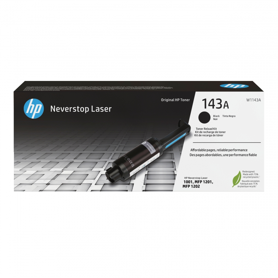 HP 143A KIT RIC TONER BK NEVERSTOP