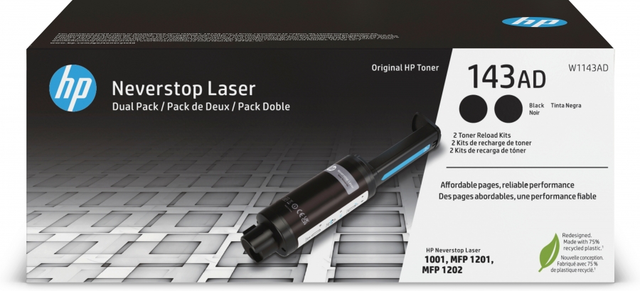 HP 143A KIT RIC TONER BK NEVERSTOP DUALP