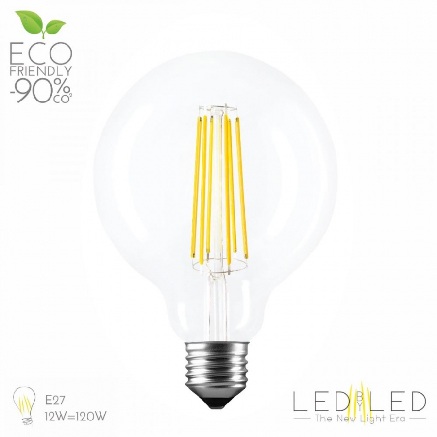 LEDBYLED FILED SFERA CLEAR 2700 E27 10W