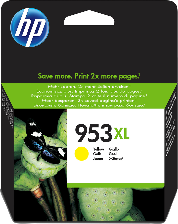 HP F6U18AE 953XL INK YLL CARTR. BLISTER