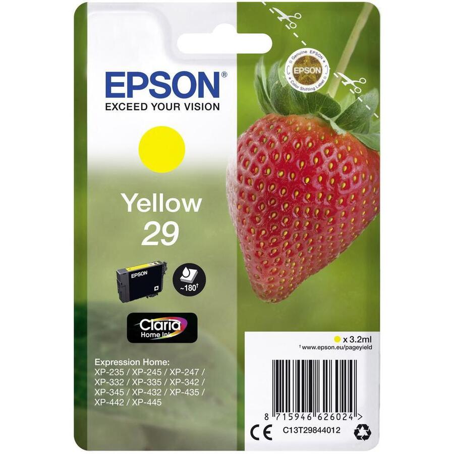 EPSON T29844012 INK GIALLO CLARIA