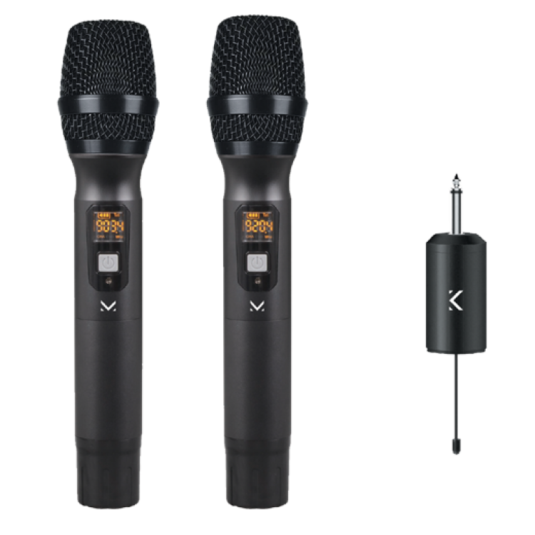 MAJESTIC COPPIA MICROFONI WIRELESS UHF